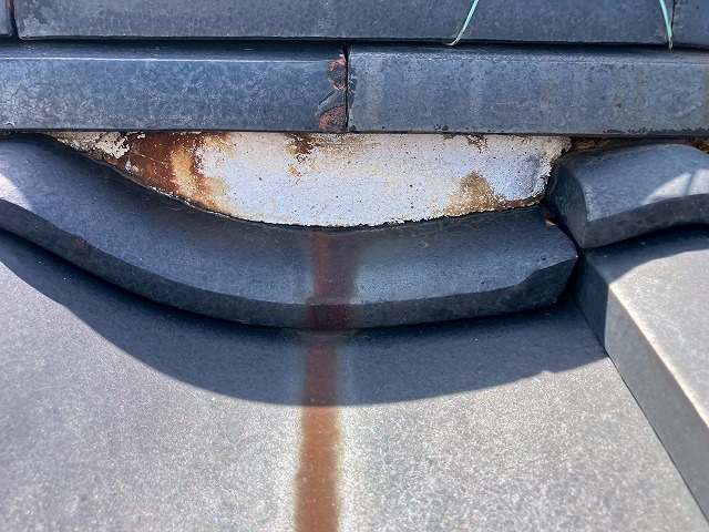 漆喰の劣化状況